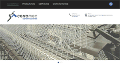 Desktop Screenshot of cerramientosdemalla.com